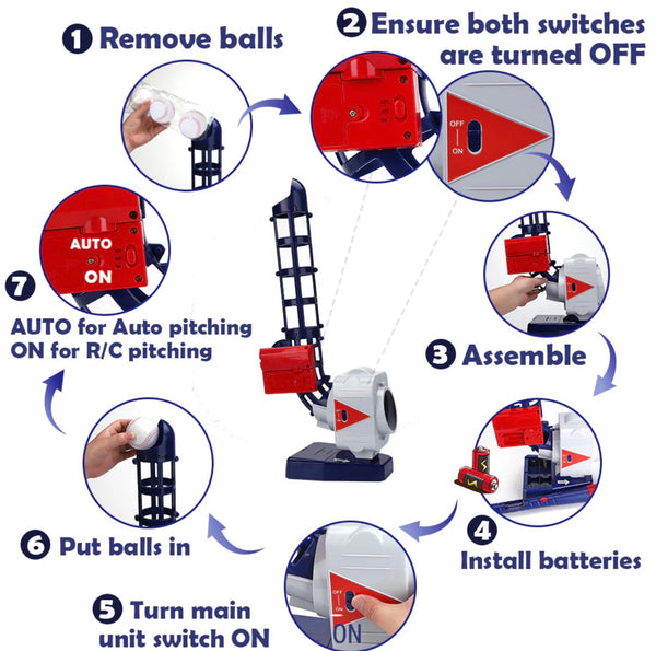 2 in 1 baseball and tennis pitching machine