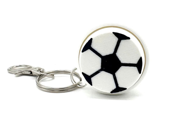 fidget clicker keychain - sports balls