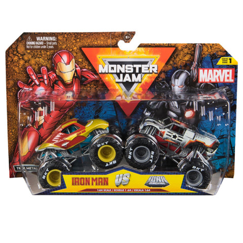monster jam marvel 2 pack