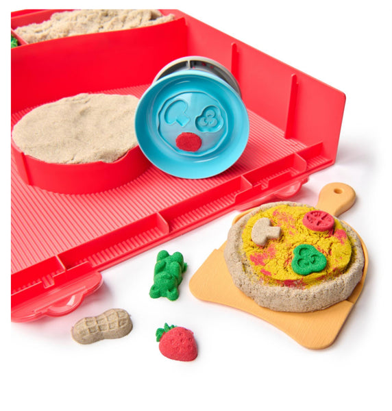 kinetic sand squish pizza