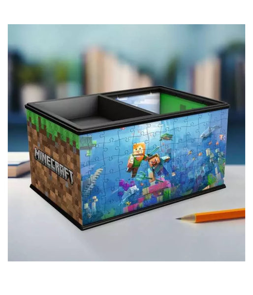minecraft 3d puzzle storage box