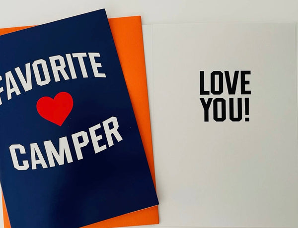 camp greeting cards