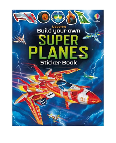 build your own super planes sticker book