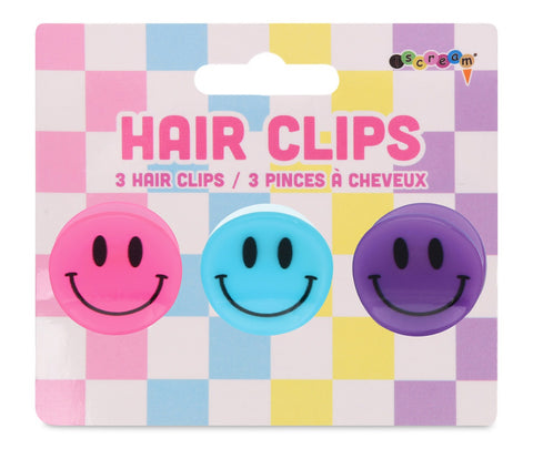 smiles hair clips