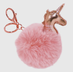 furry pom pom clip - assorted