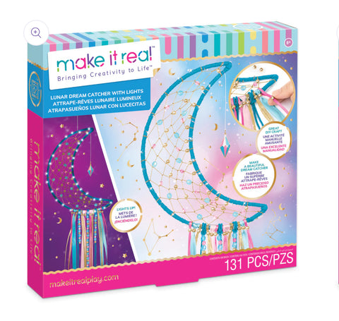 lunar dream catcher with lights