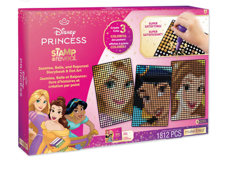 stamp to reveal - disney princess