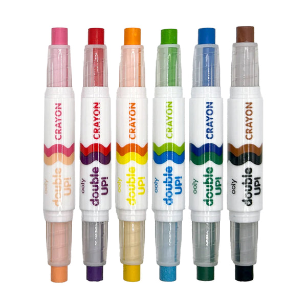 double up! double-ended crayons - set of 6