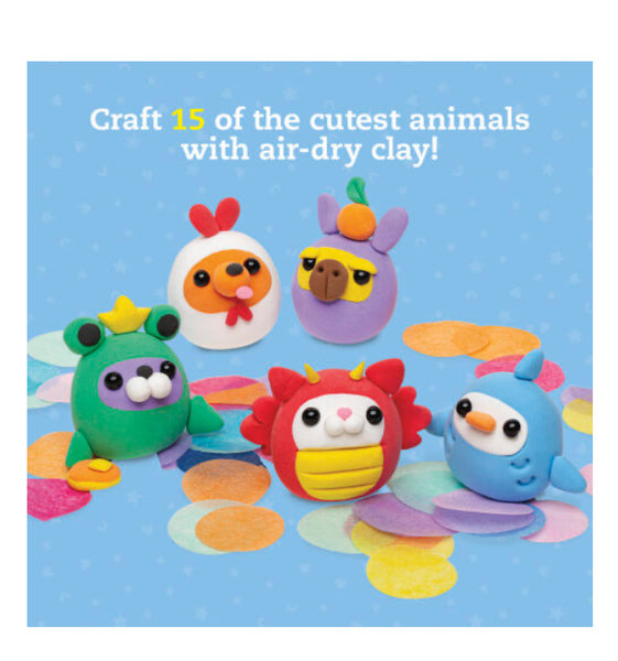 air dry clay animal party