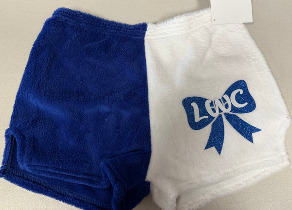 fuzzie shorts w/bow - lwc