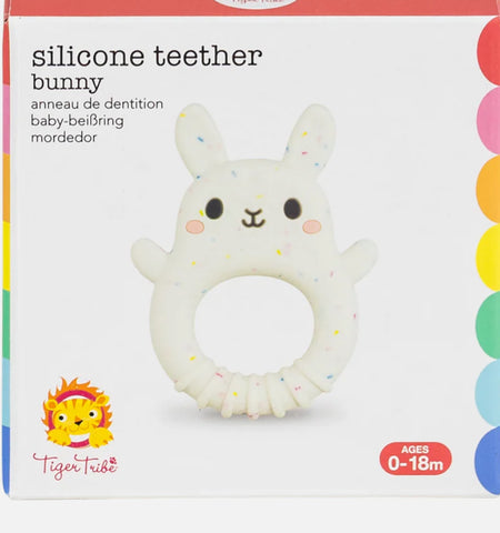 silicone teether - bunny