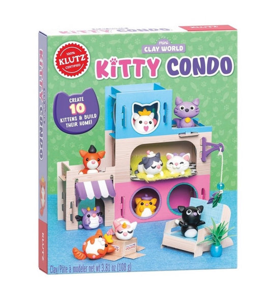 mini clay world kitty condo
