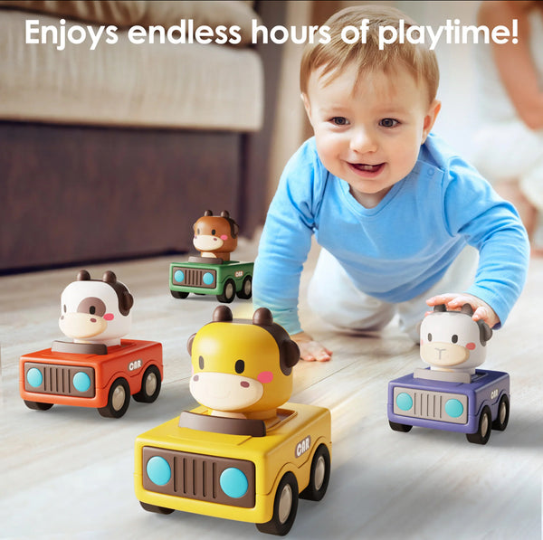 press and go racing cars
