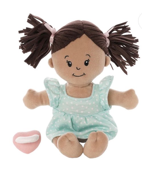 love stella light beige doll with brown pigtails