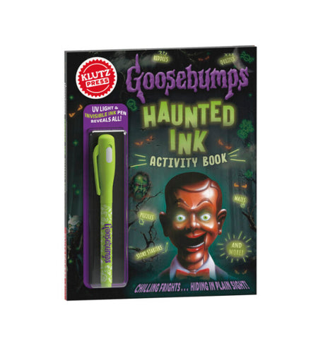 goosebumps haunted ink activity book