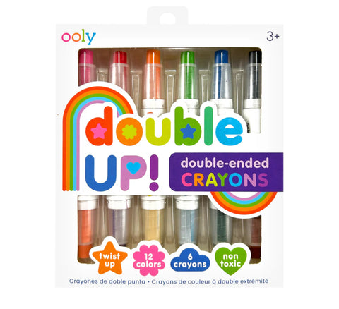double up! double-ended crayons - set of 6