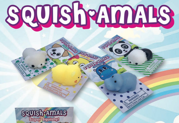 squish-amals, squish snackz, farmers market squishies