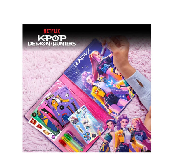 k-pop demon hunters fashion sketch set