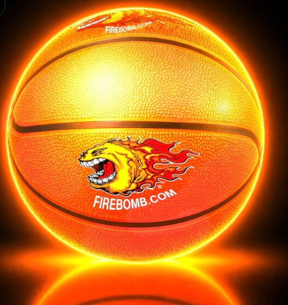 firebomb rubber basketball - orange