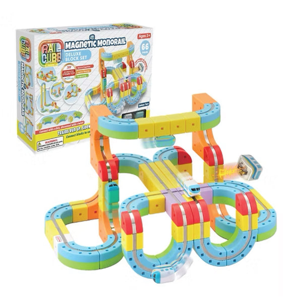 rail cube magnetic monorail - starter set or deluxe set