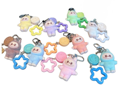 labubu star keychain