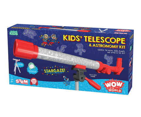 kid’s telescope and astronomy kit