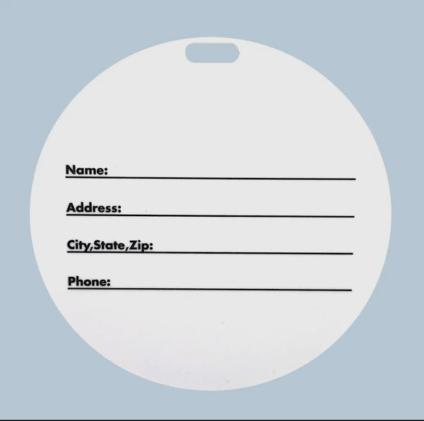 stickerbeans bag tags - assorted designs
