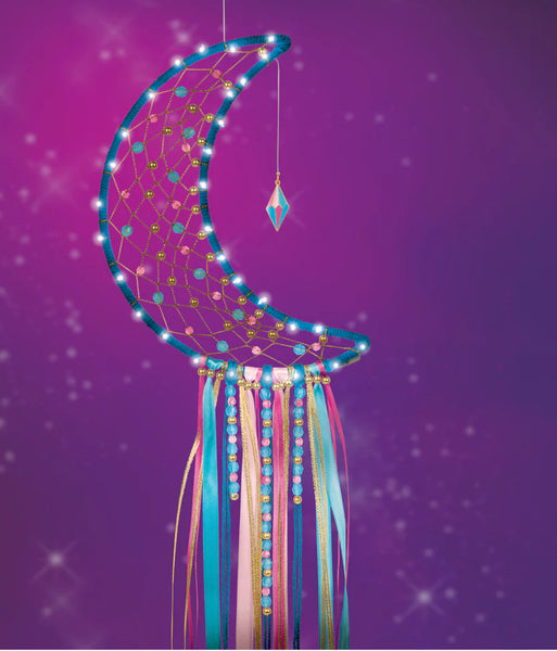 lunar dream catcher with lights