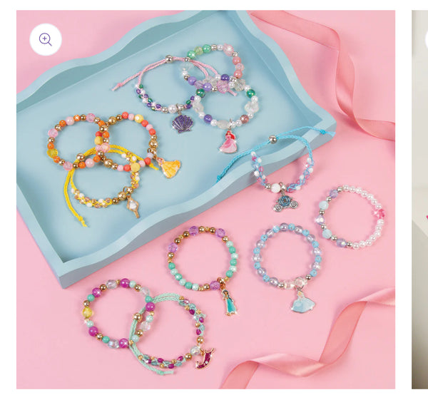 disney princess castle style diy bracelet kit