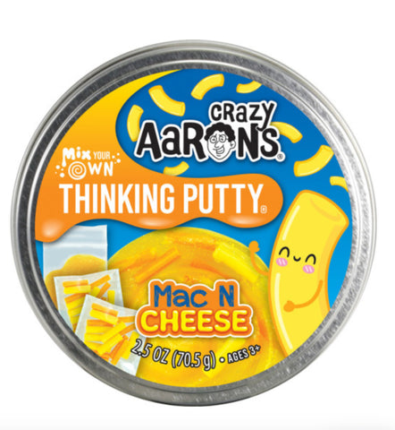 crazy aaron’s thinking putty - mac n cheese