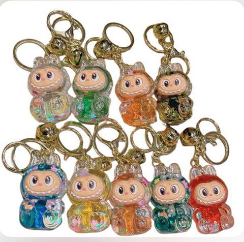 labubu floaty keychain w/ clip