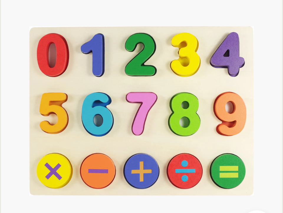 wooden puzzle numbers