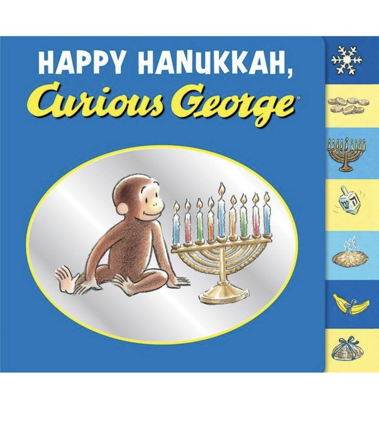 happy hanukkah curious george