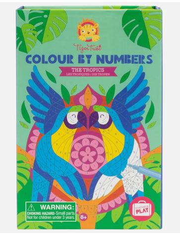 color by numbers - the tropics