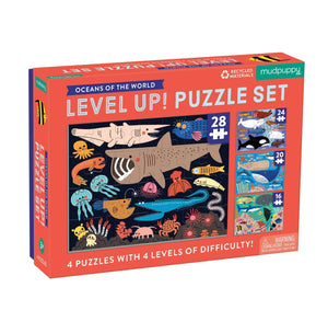 level up puzzle set - assorted themes