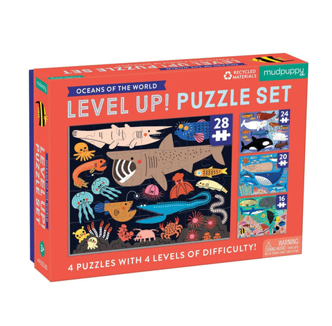 level up puzzle set - assorted themes