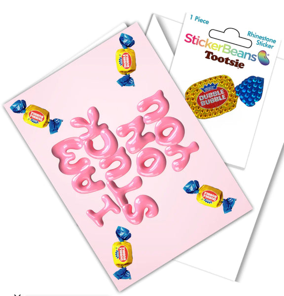 stickerbeans greeting card