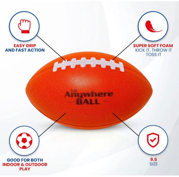 silent football 9.5”