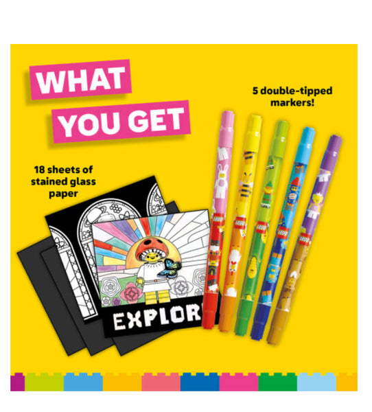 lego stained glass art