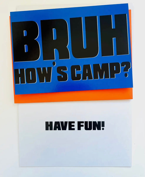 camp greeting cards