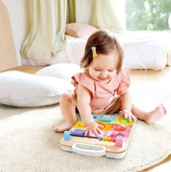 explore and learn sensory play board