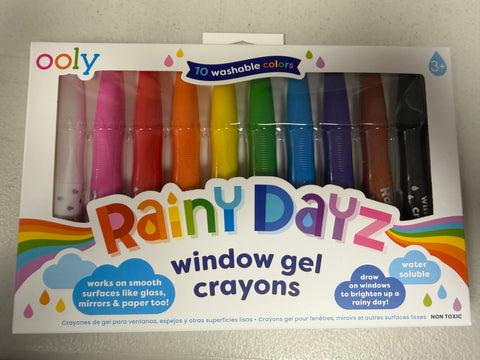 rainy dayz window gel crayons
