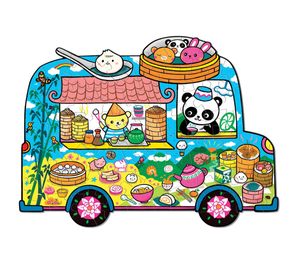 dumpling truck - 75 piece puzzle