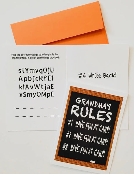 camp greeting cards