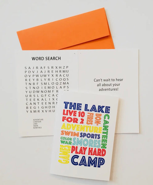 camp greeting cards