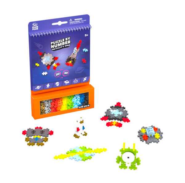 puzzle by number activity pad - assorted
