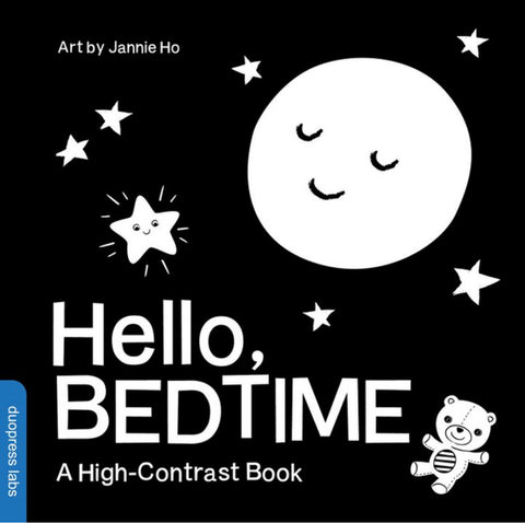hello bedtime - a high contrast board book