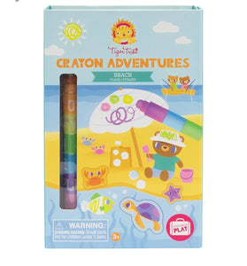 crayon adventures - beach