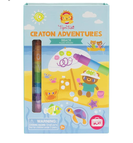 crayon adventures - beach