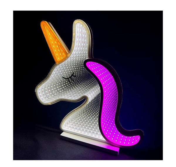 neon infinity light - unicorn
